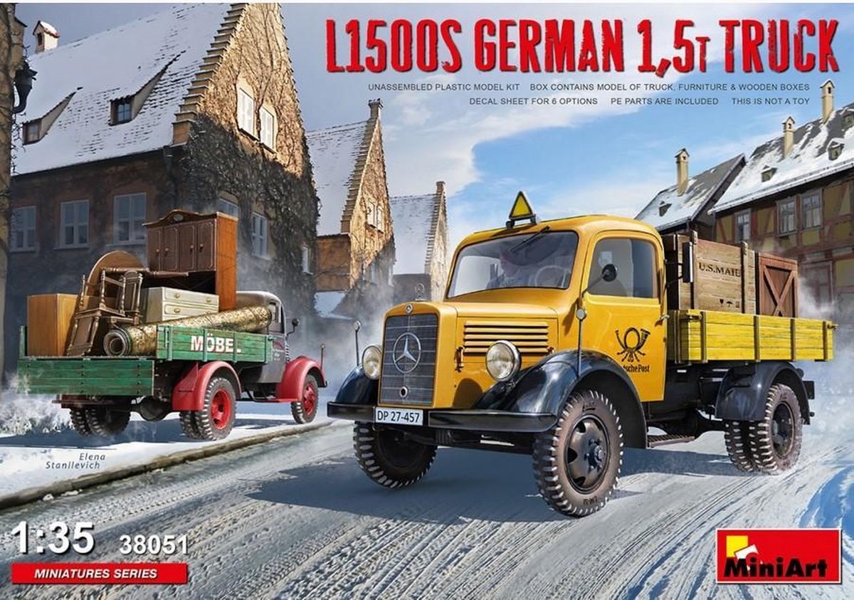 MiniArt | 38051 | L1500S German 1.5T truck | 1:35